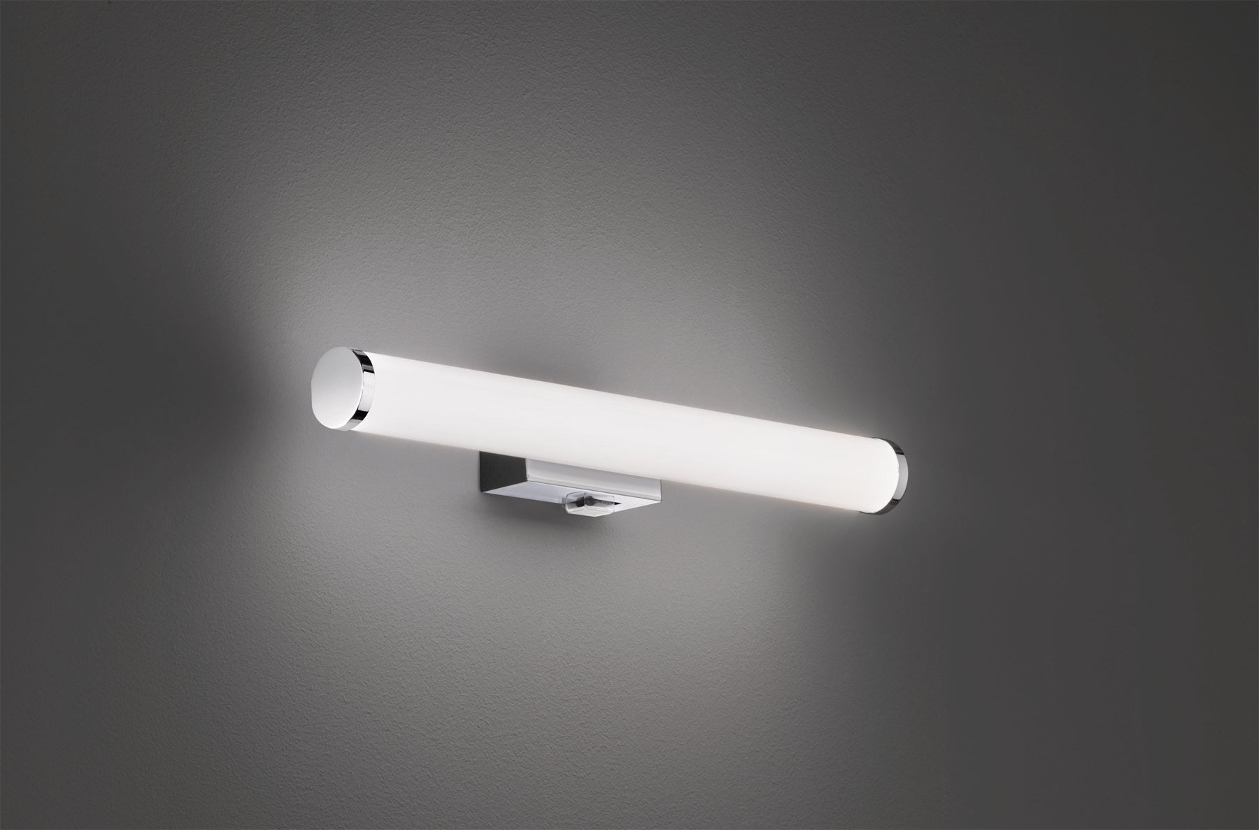 Kinkiet LED łazienkowy MATTIMO chromowany biały 4.3W Ciepła biel 450lm akryl wym:5,5x40,4x40,4cm IP44 Trio