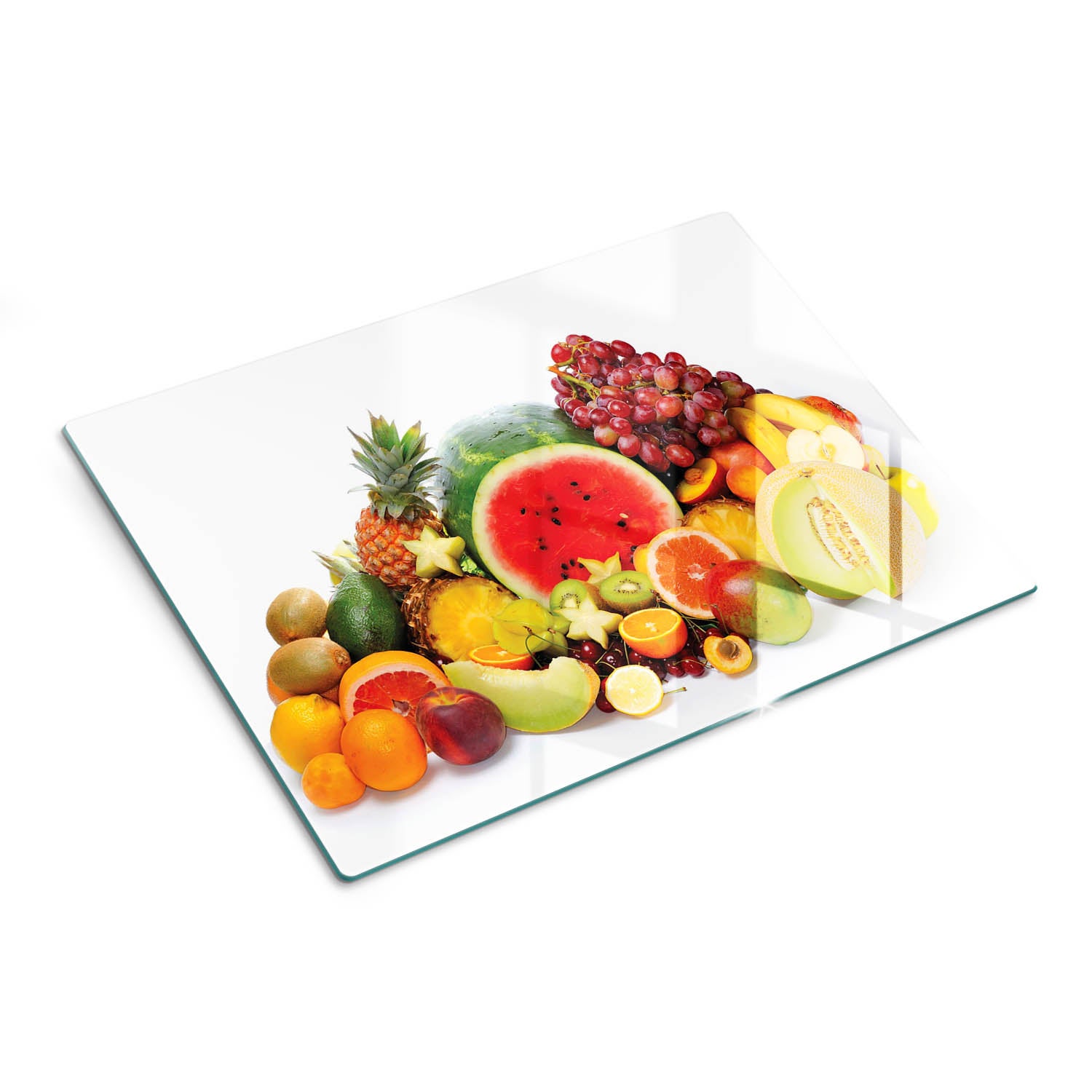 Szklana deska kuchenna z trwałym nadrukiem - Owoce - 30x40 - Tulup