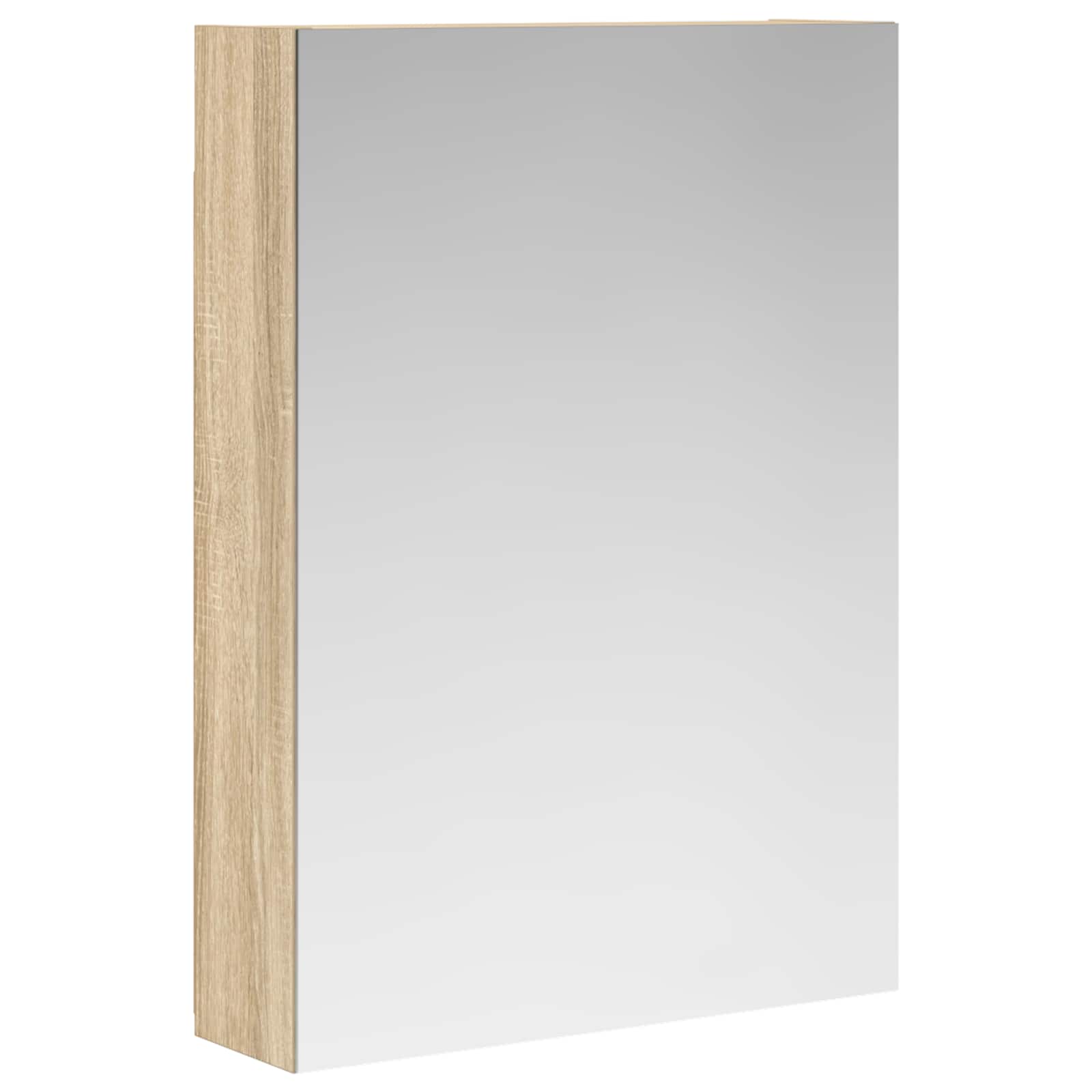 Szafka z lustrem do łazienki Dąb Sonoma 50 x 14,5 x 70 cm