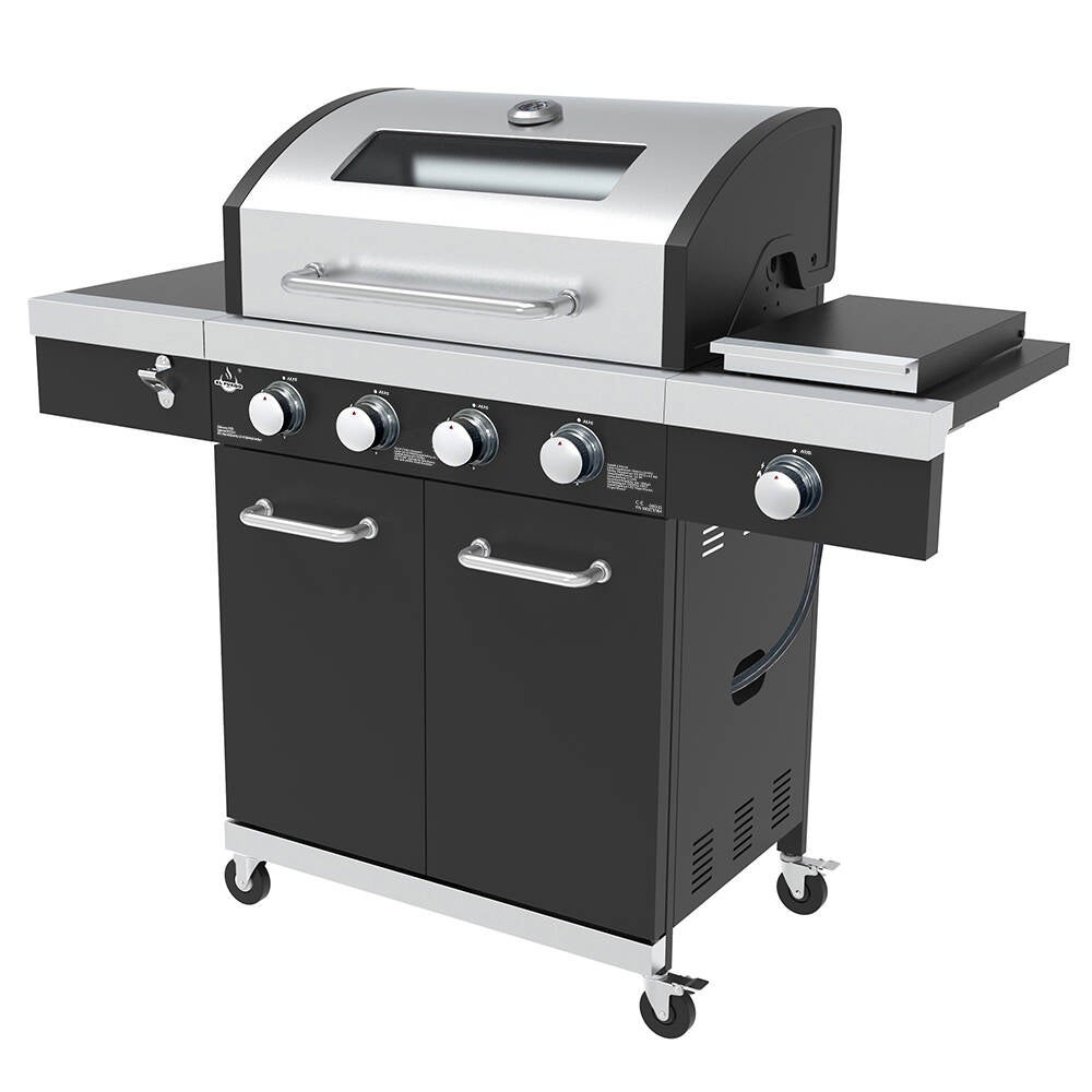 GRILL GAZOWY EL FUEGO KINGSTON 4+1 ŻELIWNY RUSZT+POKROWIEC + STREFA TURBO !