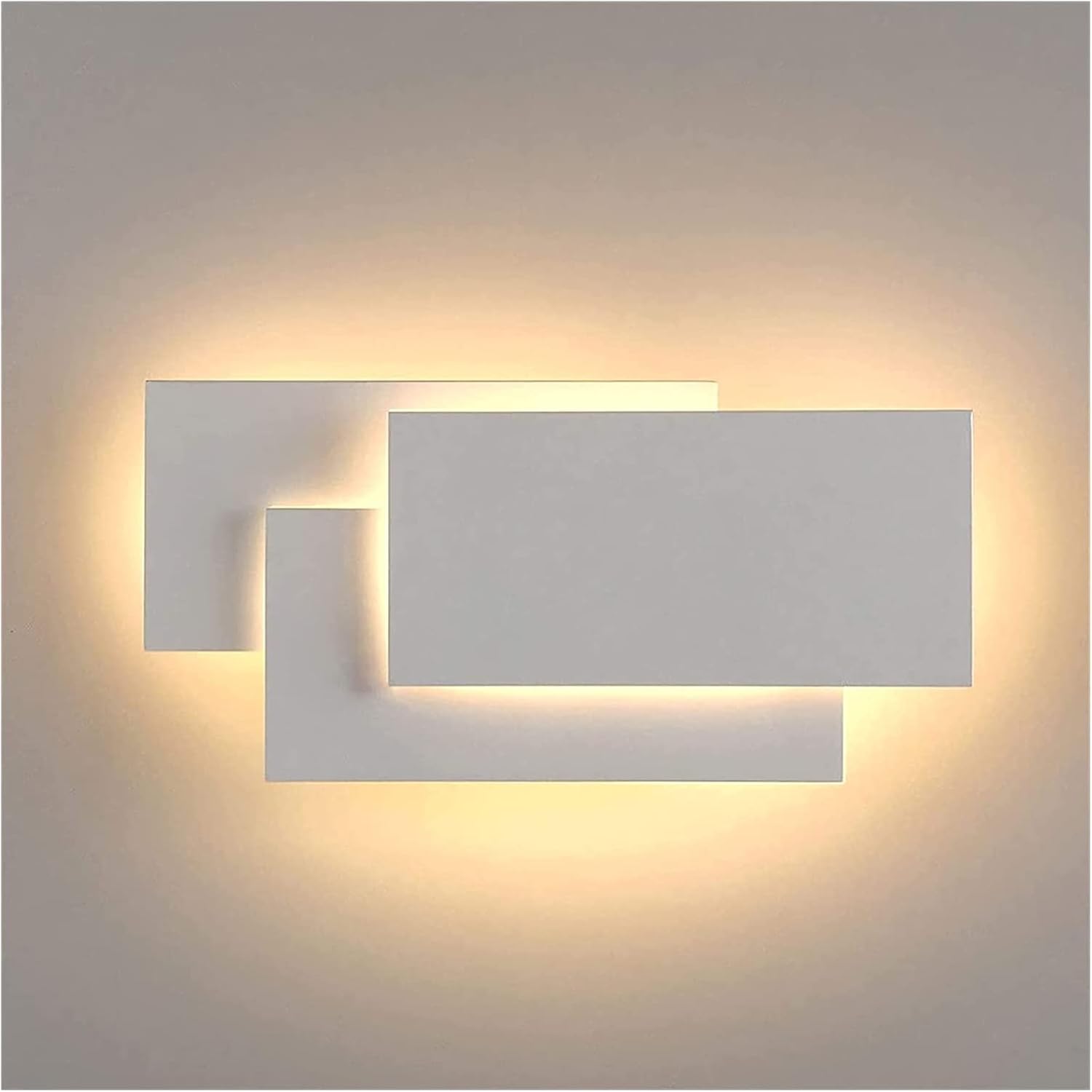 Rustykalna, elegancka aluminiowa lampa kinkietowa LED 12W z drewnianymi kamykami do korytarza, do sypialni i na korytarz