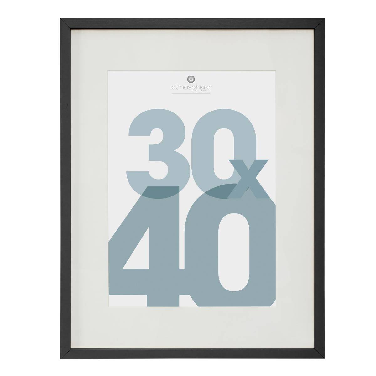 Ramka na zdjęcia Manu 30x40 CZARNA