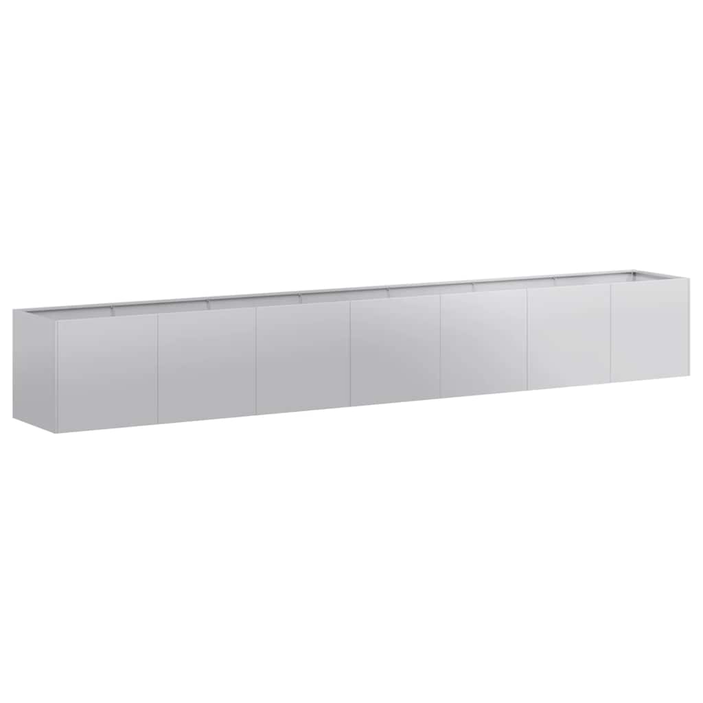 Donica Ogrodowa Metalowa ze Stali Ocynkowanej z Otwartym Dnem