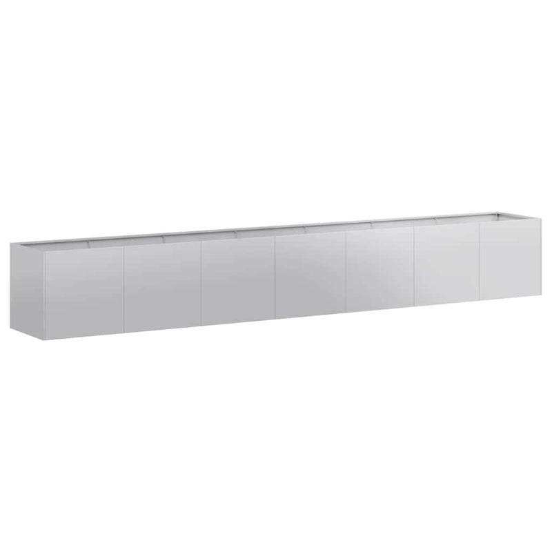Donica Ogrodowa Metalowa ze Stali Ocynkowanej z Otwartym Dnem