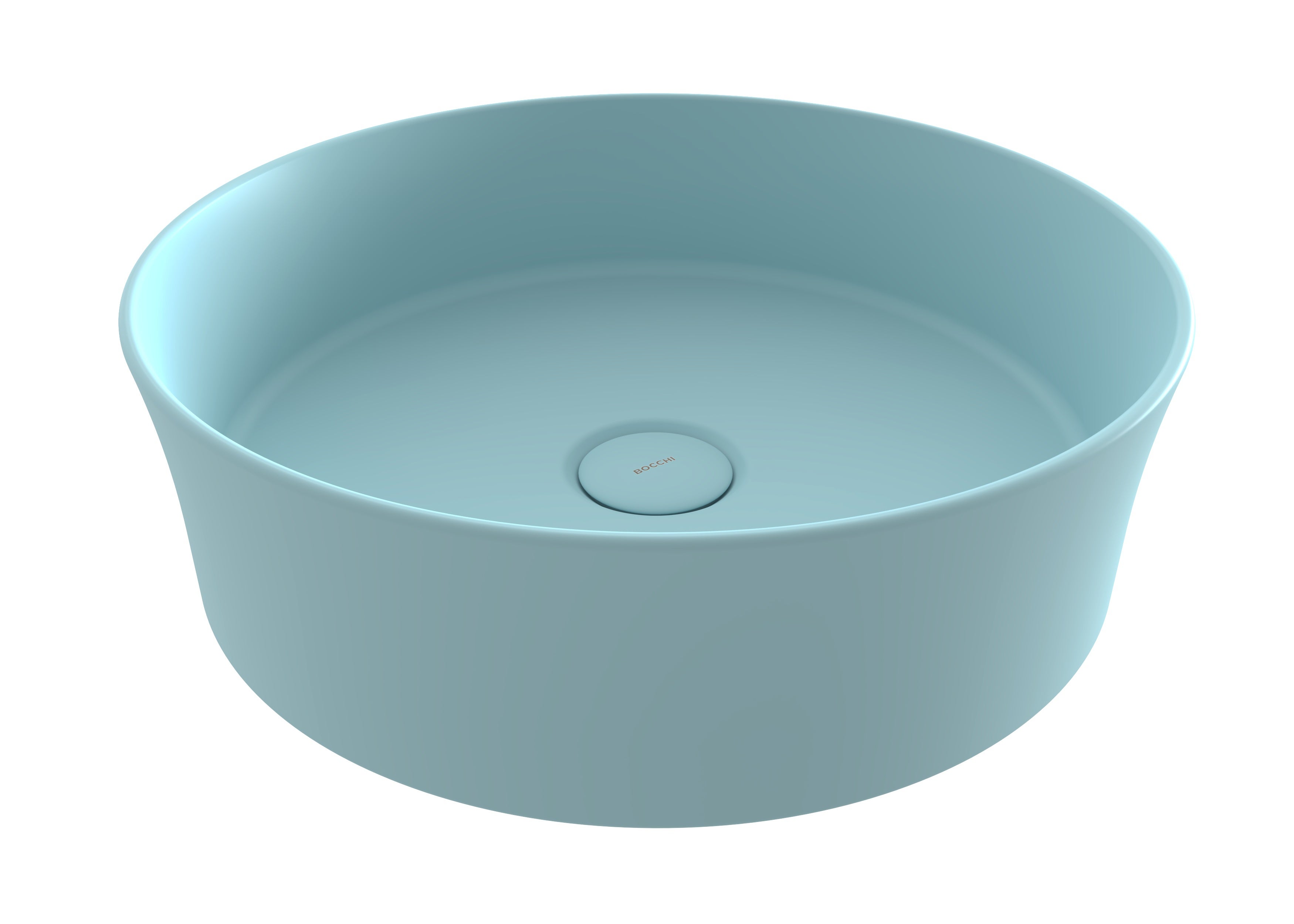 BOCCHI SOTTILE Umywalka nablatowa 38cm Ice Blue (Mat)