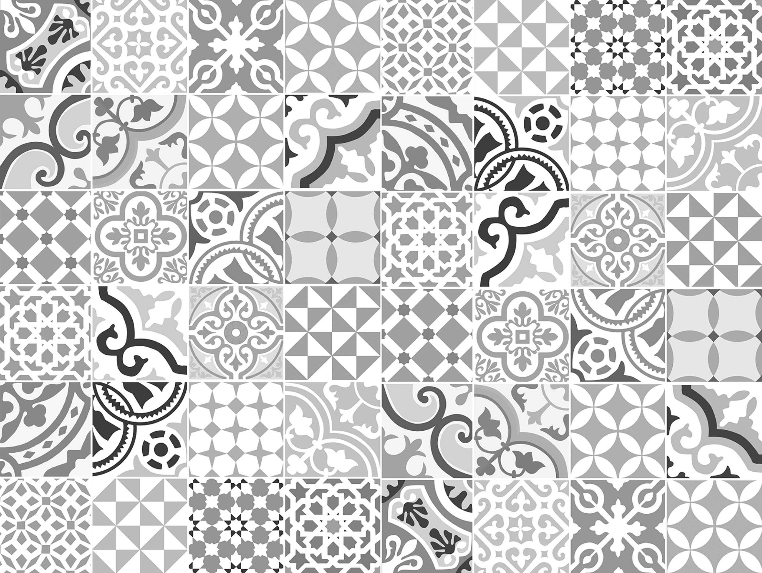 Dywan winylowy Chamonix 100x133 cm - antypoślizgowy PVC, winylowy do kuchni lub salonu, zmywalny, styl hydrauliczny