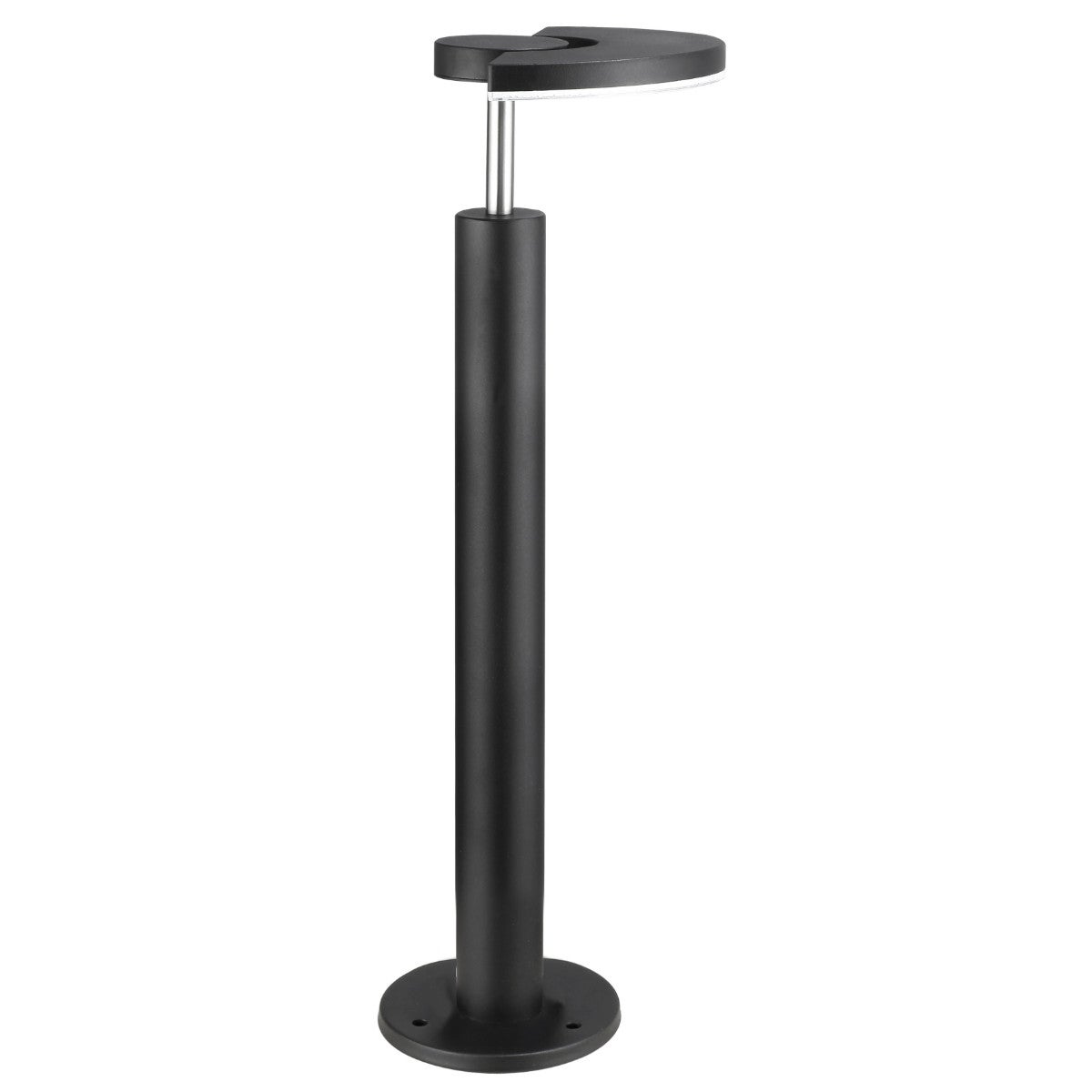 Lampa ogrodowa stojąca Modena czarna-chromowana LED 3.6W 6500K 250lm IP54 wym: 54 x 25 x 9,8 cm aluminium Polux