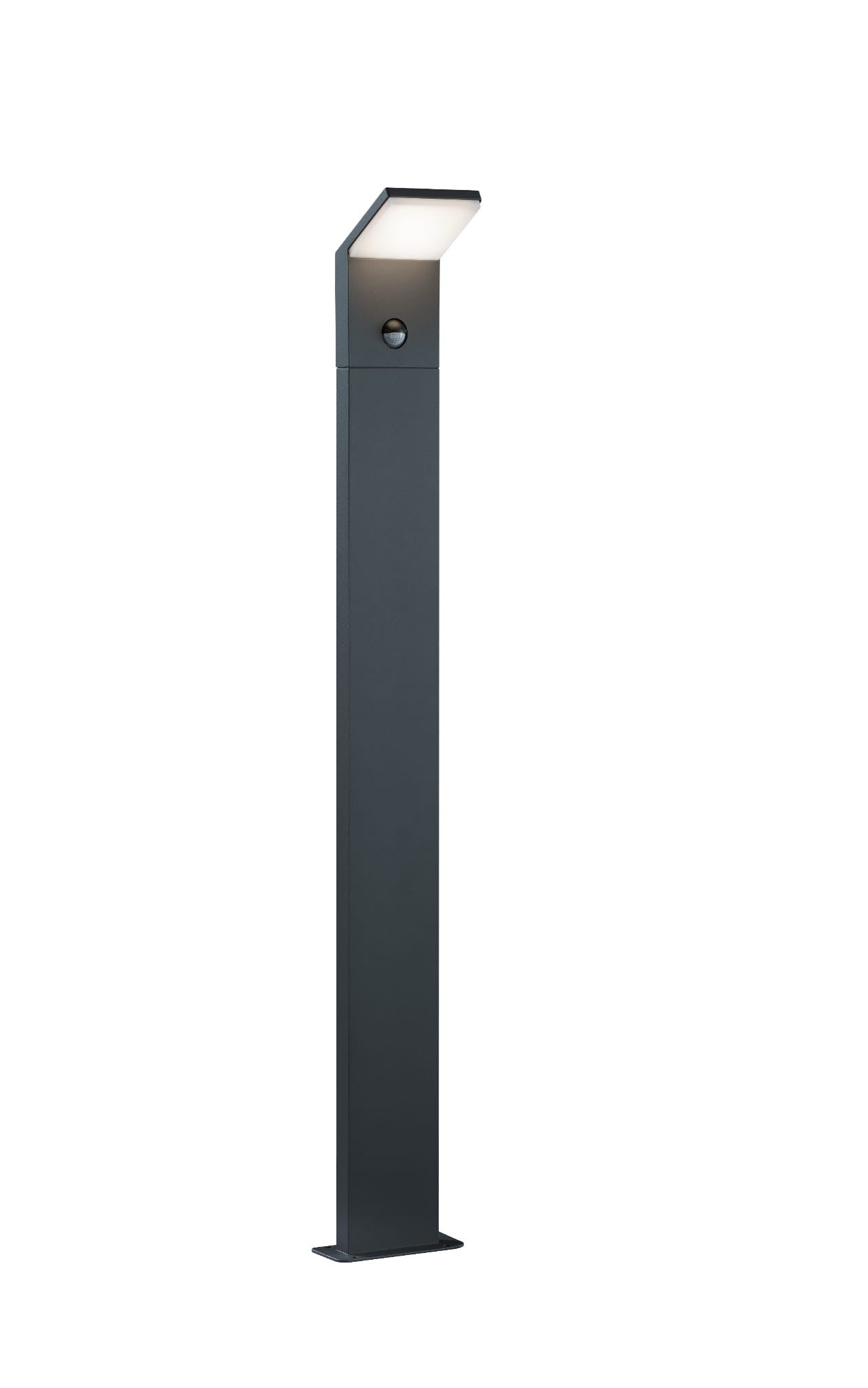 Lampa ogrodowa stojąca z czujnikiem Pearl antracytowa LED 9W 3000K 900lm IP54 wym: 100 x 14 x 12,5 cm aluminium Trio