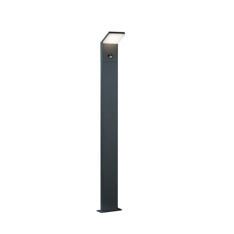 Lampa ogrodowa stojąca z czujnikiem Pearl antracytowa LED 9W 3000K 900lm IP54 wym: 100 x 14 x 12,5 cm aluminium Trio