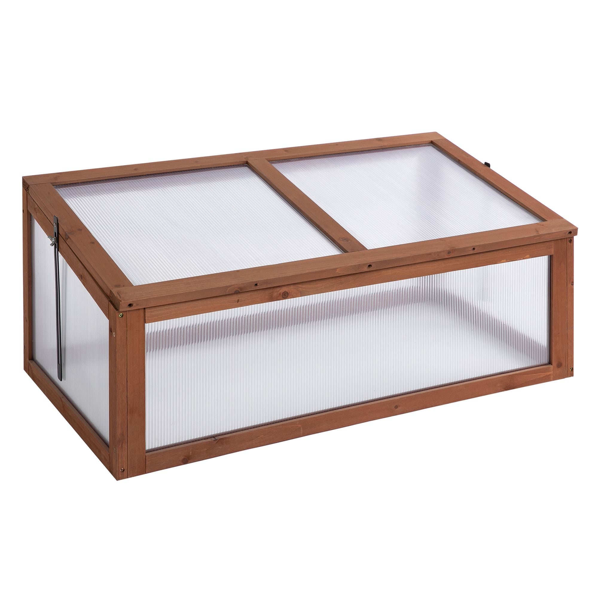 Mini szklarnia, mała szklarnia do ogrodu, z panelami PC, dobra przepuszczalność światła, 100L x 65W x 40H cm