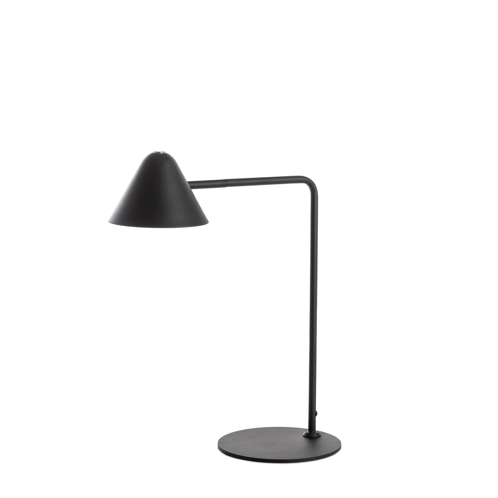Lampe de table LED Antares en métal noir STS 20cm x 37.5cm x 48.5cm
