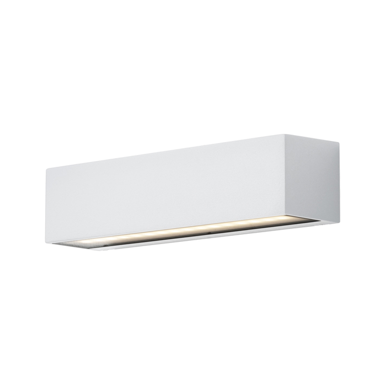WILLY Kinkiet dwuwiązkowy z gniazdem E27, moc 15 W, IP54, konstrukcja z białego odlewu aluminiowego - Rossini Illuminazione