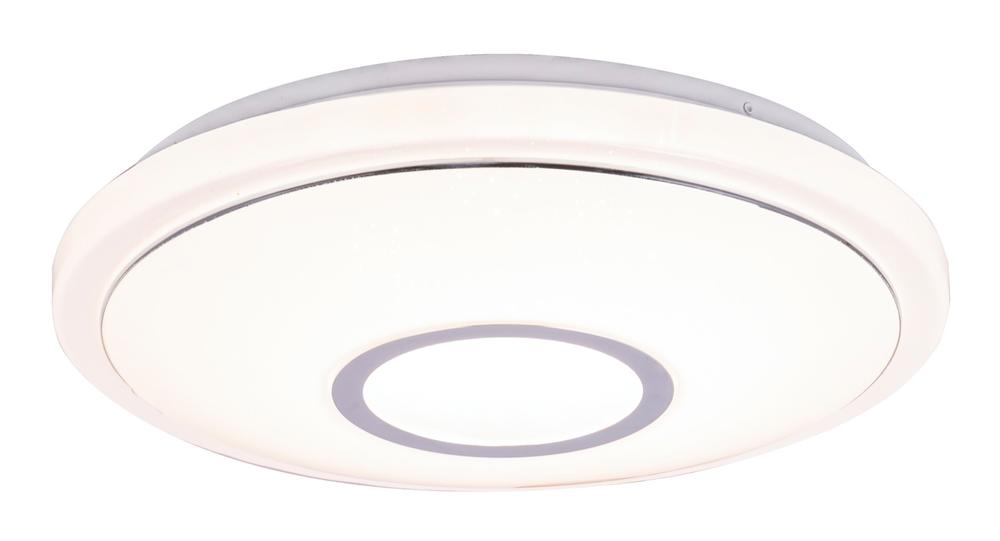 Biała metalowa lampa sufitowa LED