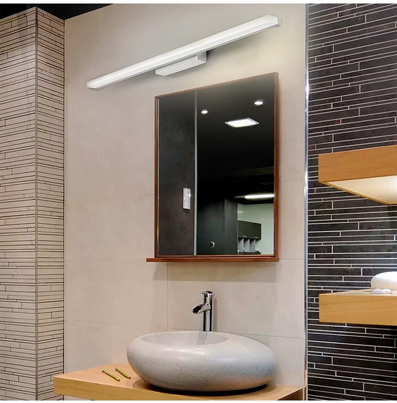 Lampa lustrzana LED 40 cm, 8 W 6000 K Lampa do lustra łazienkowego Lampa lustrzana LED Ip44 (bez włącznika)