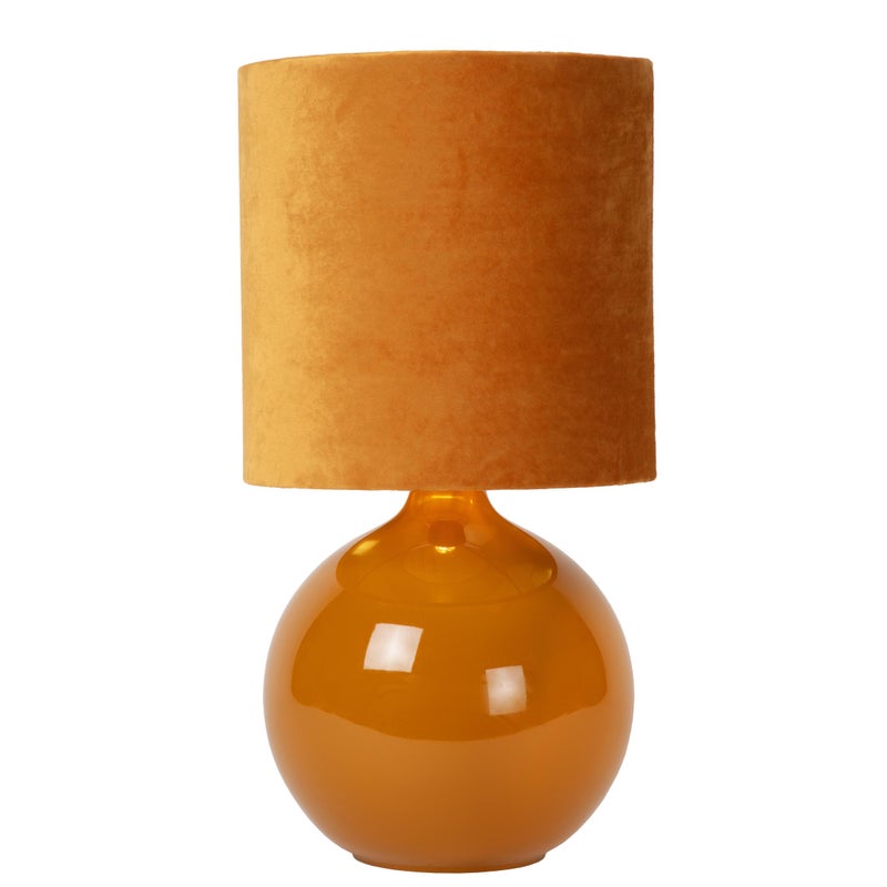 Lampa stołowa z abażurem Esterad żółta 1xE14x40W Lucide