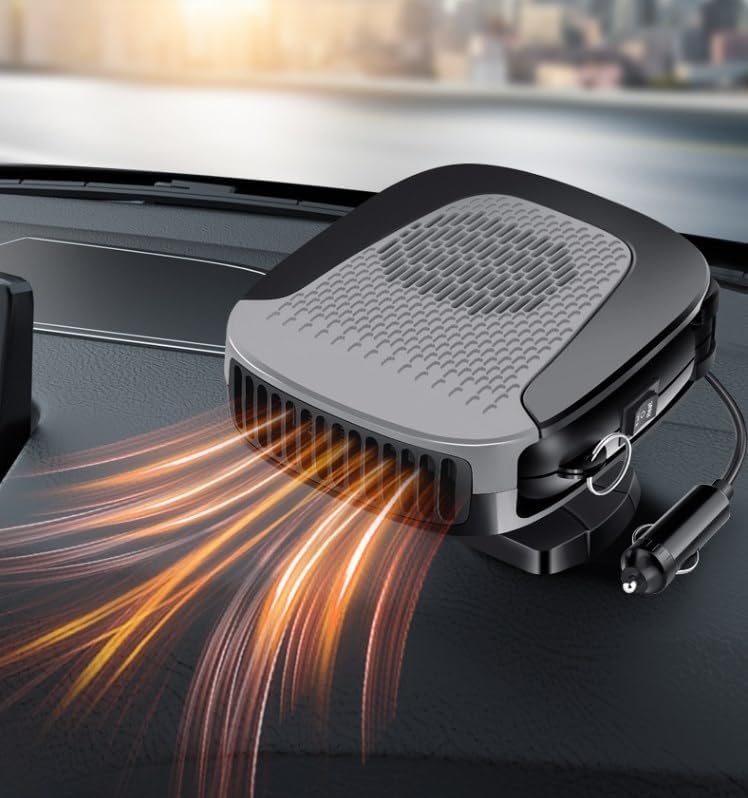 12 V 150 W Grzejnik samochodowy 2 w 1 Grzejnik samochodowy Odmrażacz Odmrażacz do samochodów Przenośny wentylator grzejnika samochodowego