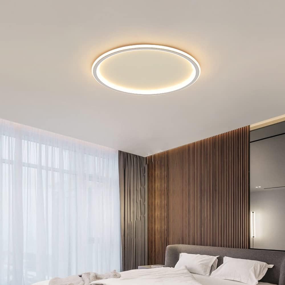 Okrągła lampa sufitowa LED 36W – Biała – Białe światło – Średnica 30 cm – Nadaje się do oświetlenia wnętrz, takich jak salony, sypialnie itp.