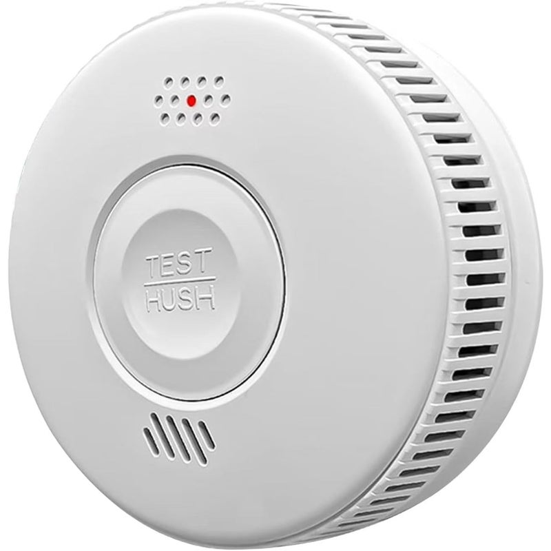 Czujnik dymu, alarm przeciwpożarowy, alarm dymu z zaawansowanym czujnikiem fotoelektrycznym, alarm nadzoru z 3-letnim akumulatorem