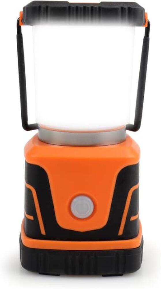 Lampa kempingowa LED o mocy 1500 lumenów z 4 trybami oświetlenia, regulowanym światłem szperacza, zasilana bateryjnie, odpowiednia do wędrówek pieszyc