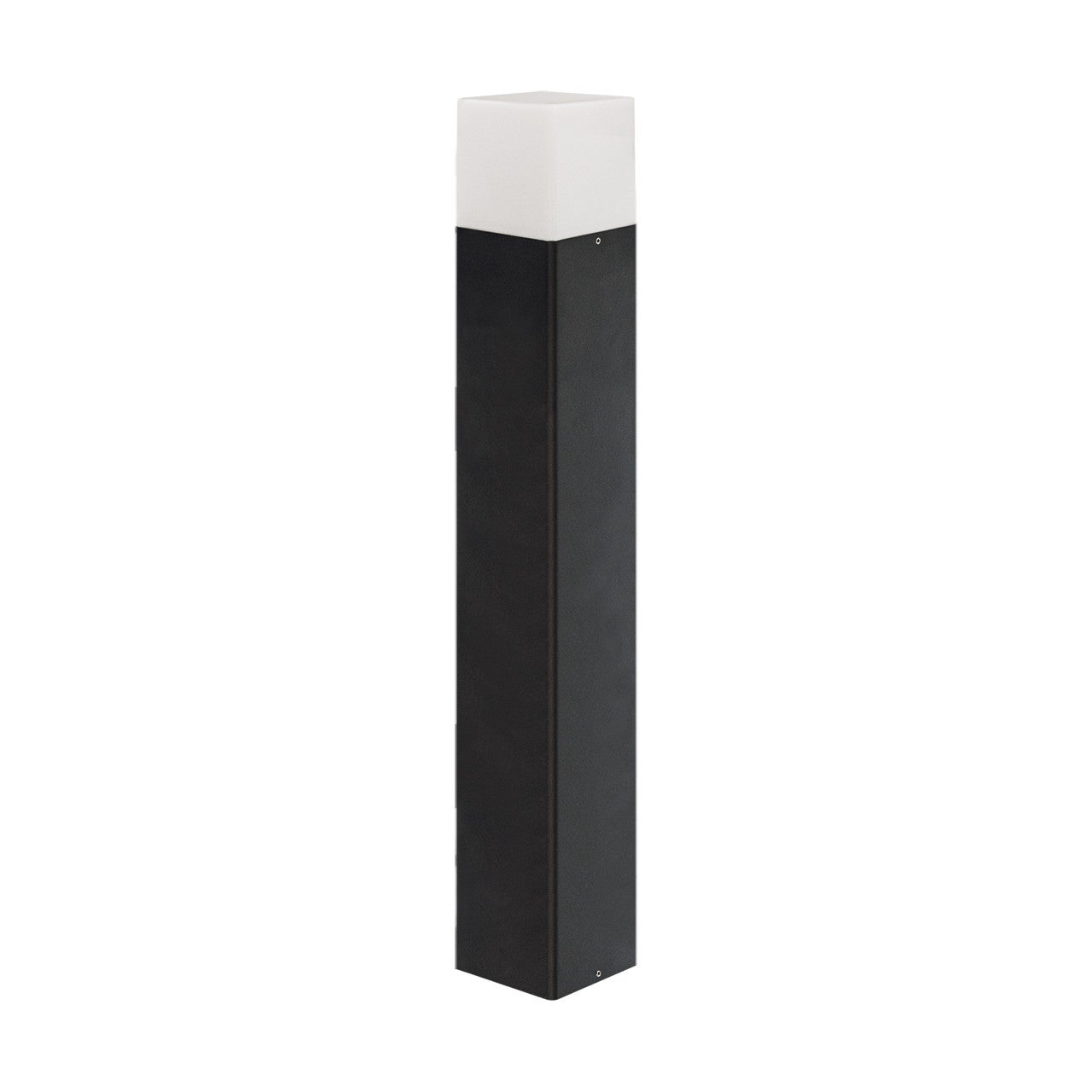 Lampa ogrodowa stojąca Gryf czarno-biała 1xE27x15W IP44 wym: 50 x 8,3 x 8,3 cm aluminium Struhm