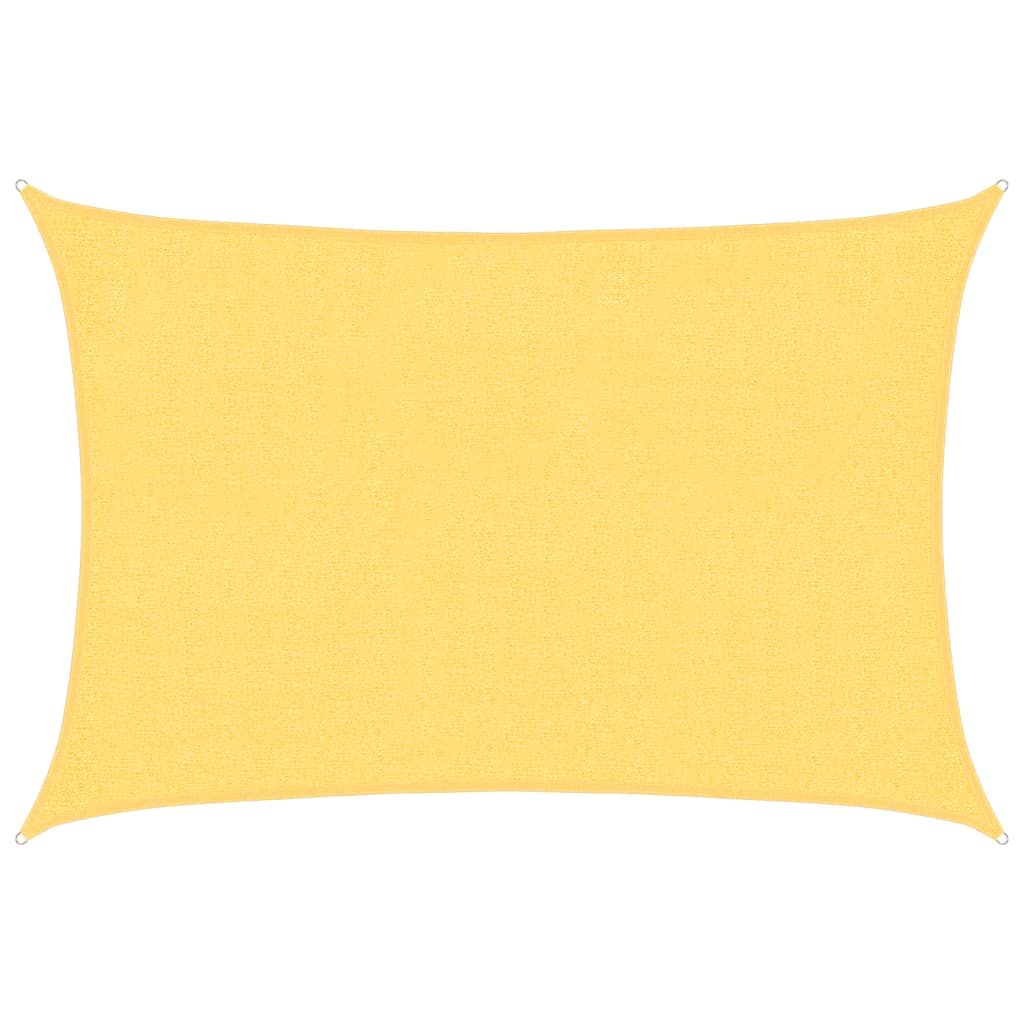 Beżowy żagiel przeciwsłoneczny zewnętrzny, 160 g/m², 2 x 3 m, HDPE, do ogrodu, tarasu lub balkonu