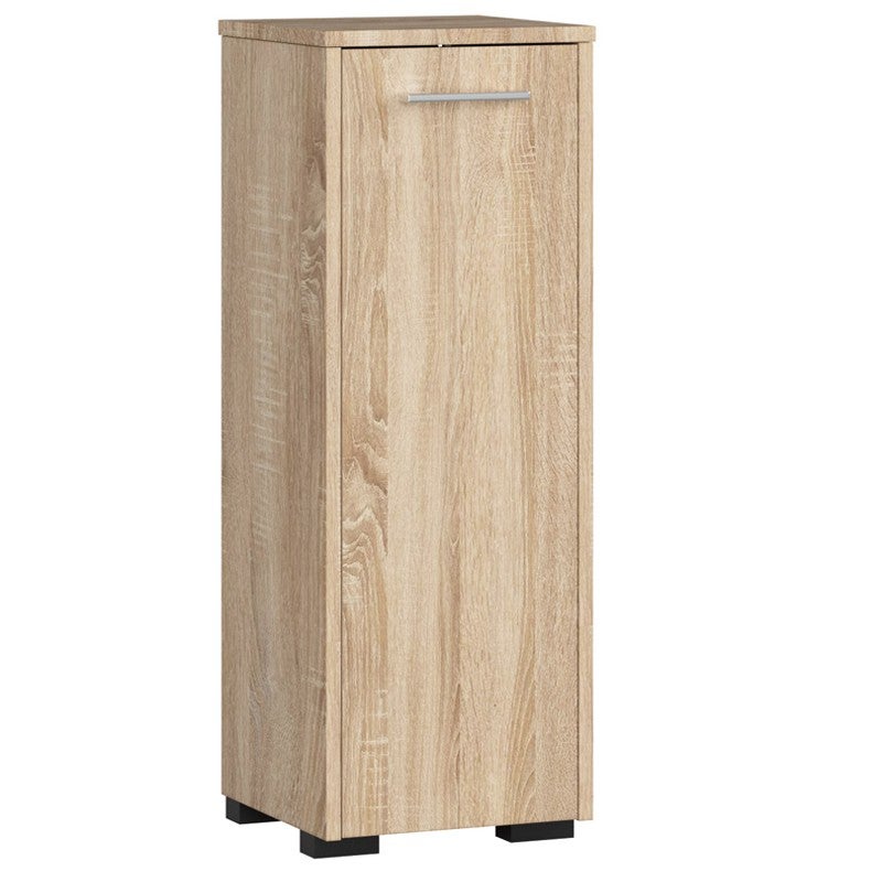 Szafka łazienkowa AKORD FIN Dąb Sonoma 30 cm 1 drzwi kolor Dąb Sonoma mat 2 półki 30x30x82 cm