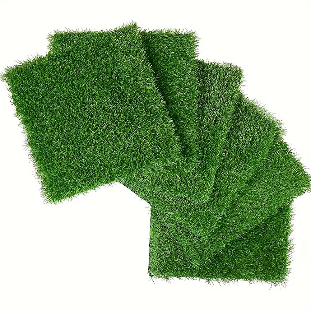 36 sztuk. Sztuczny trawnik w płytkach ze zapięciem 30,48 x 30,48 cm, zielony – Idealny do patio, balkonu i ogrodu