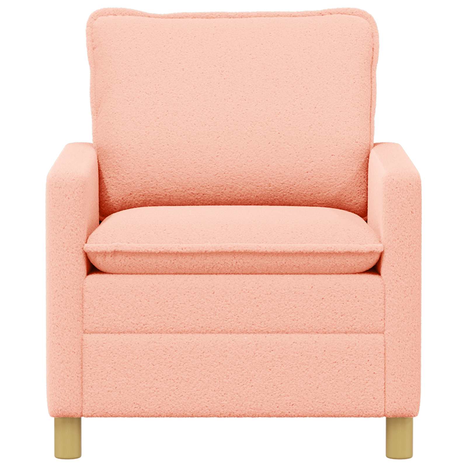 Sofa różowy 76 x 81 x 87,5 cm tkanina