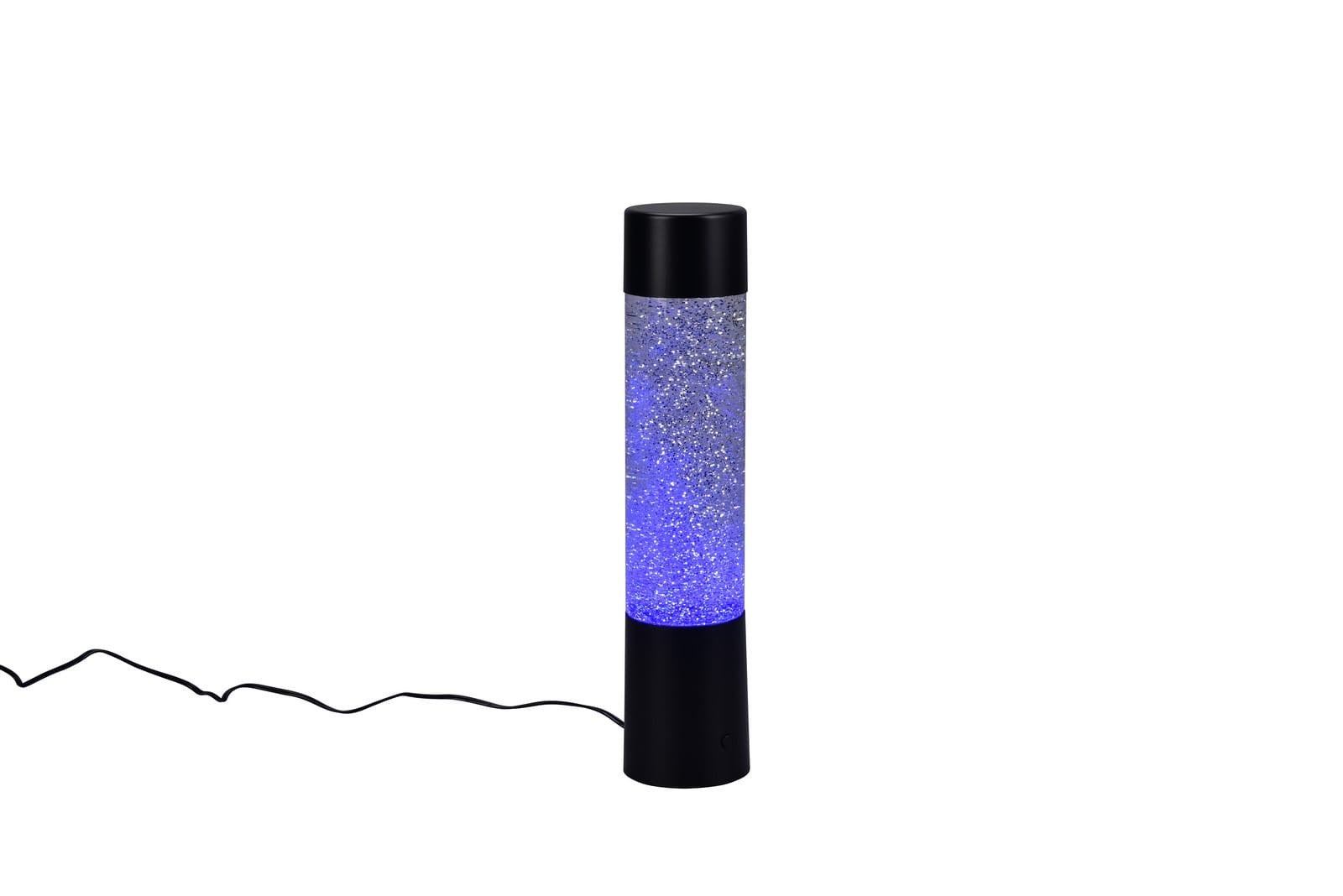 Lampa stołowa Glitter czarno-transparentna LED 1W wym: 34 x 7,5 x 7,5 cm tworzywo sztuczne RL
