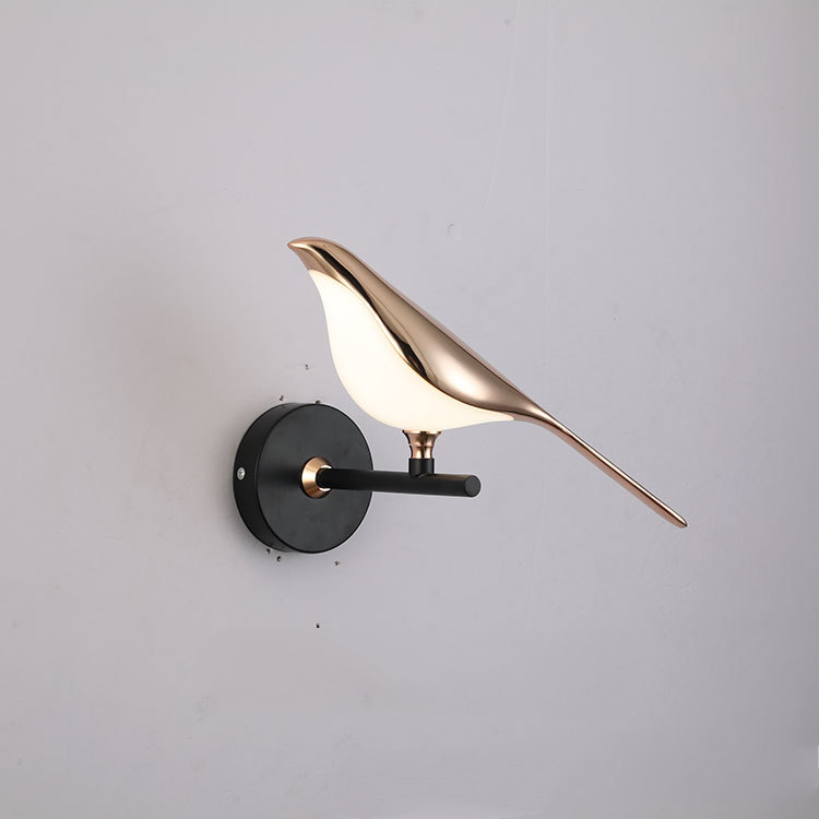 Kinkiety wewnętrzne, nowoczesne lampy w kształcie ptaków, lampki stołowe/nocne, minimalistyczne i kreatywne kinkiety.