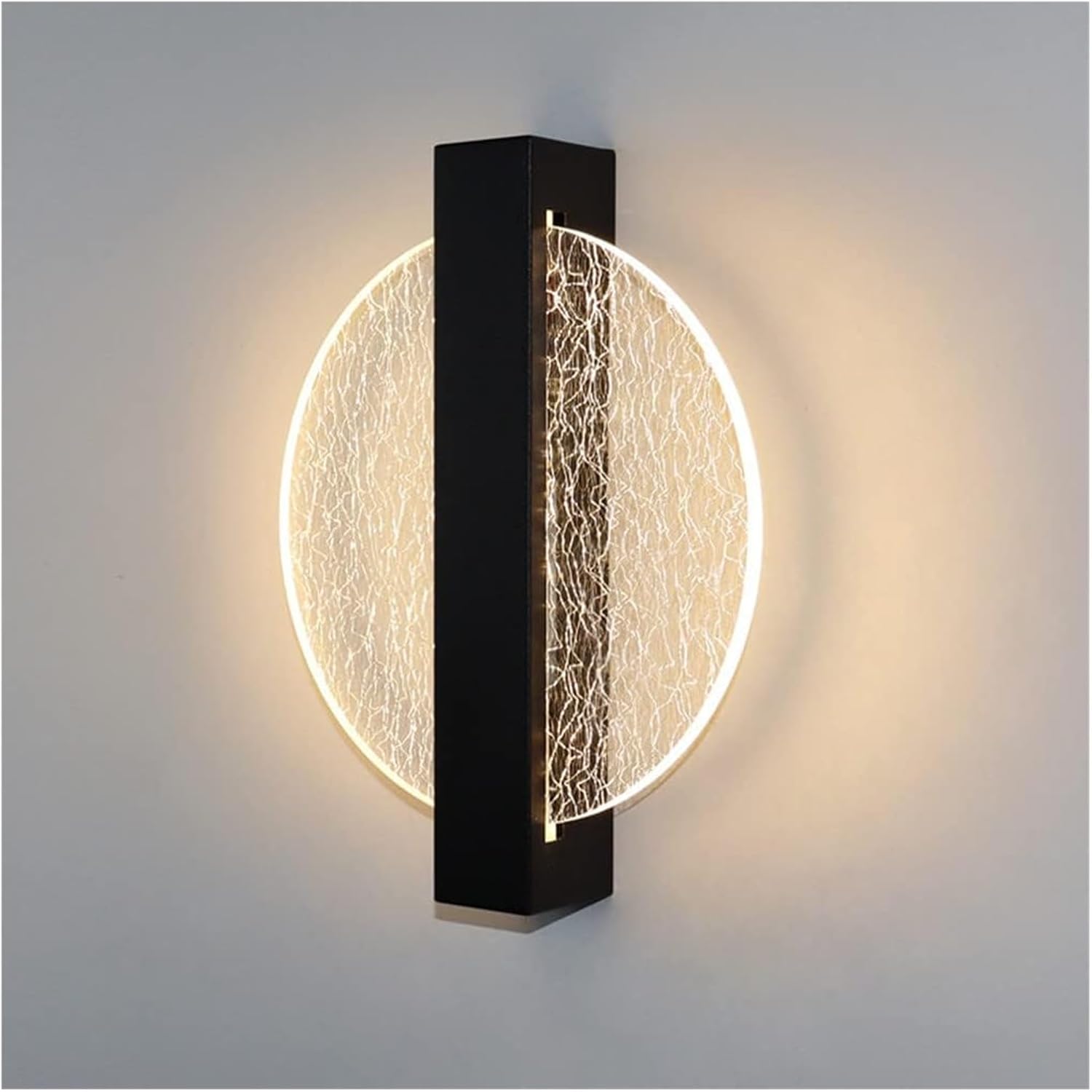 Akrilowa lampa ścienna LED, wewnętrzna lampa ścienna, nowoczesny design, ciepła biel, dekoracja, lampa nocna 8W