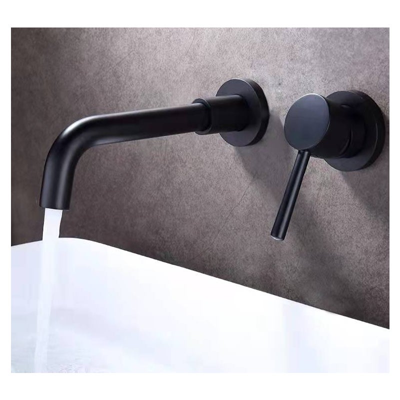 Bateria umywalkowa podtynkowa 022B, czerń, kolekcja Céphise