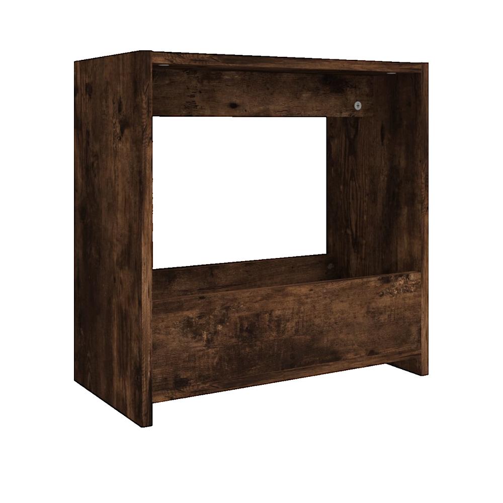 Stolik pomocniczy vidaXL Drewno Inżynieryjne 50x26x50 cm Kolor Dąb Wędzony