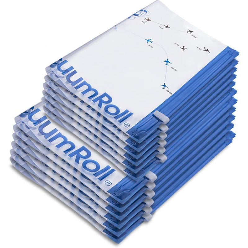 Worki próżniowe podróżne do zwijania ubrań (10 szt. 40 x 60 | 35 x 50 cm)