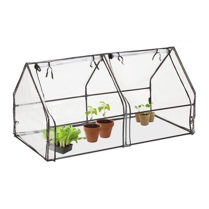 Szklarnia PVC z dwoma drzwiami