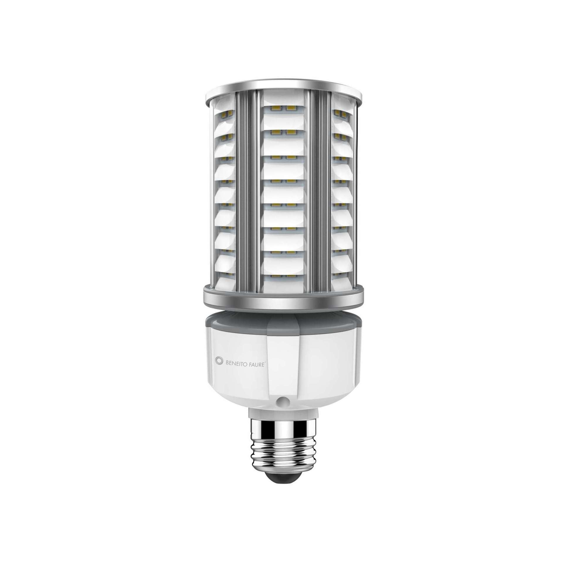Reflektor LED OBO 36W Retrofit E27/E40 2200K 2700lm 170º, IP64, do profesjonalnego oświetlenia zewnętrznego - Beneito & Faure