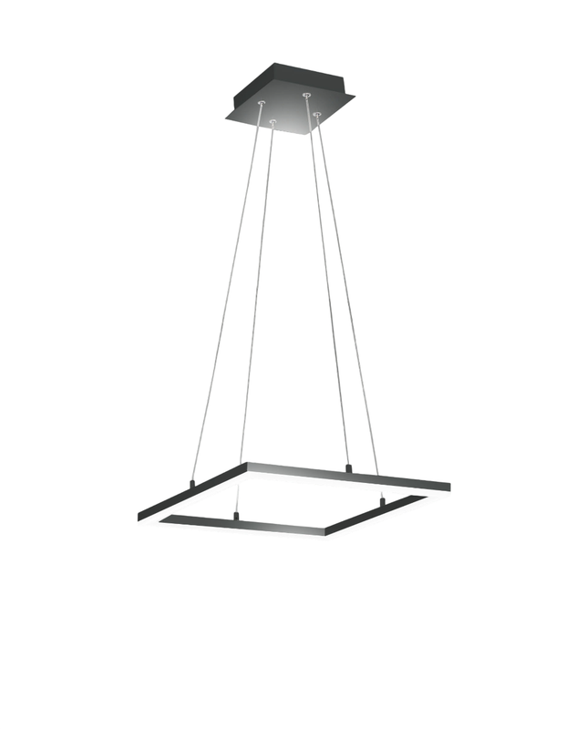 Lampa sufitowa wisząca LED BARD 39W antracytowa 3394-40-282 Fabas Luce