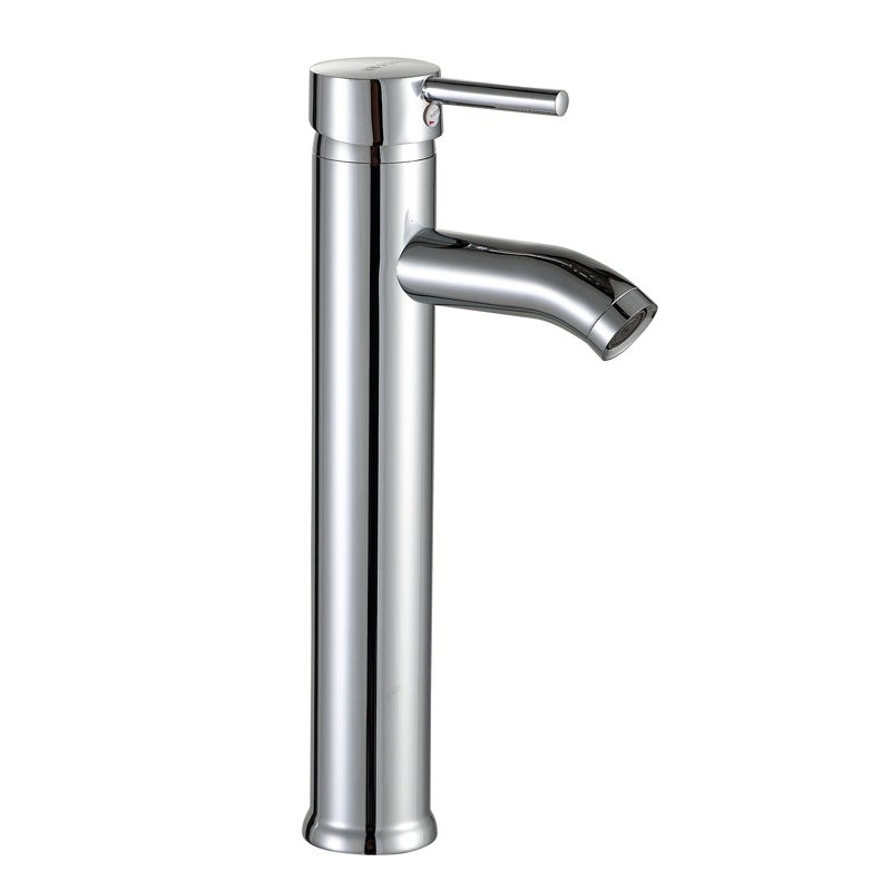 1 szt. Bateria umywalkowa Silver Design (296 x 105 mm) z wyciąganą wylewką o dużej pojemności, chromowany mosiądz, kran z natryskiem pneumatycznym