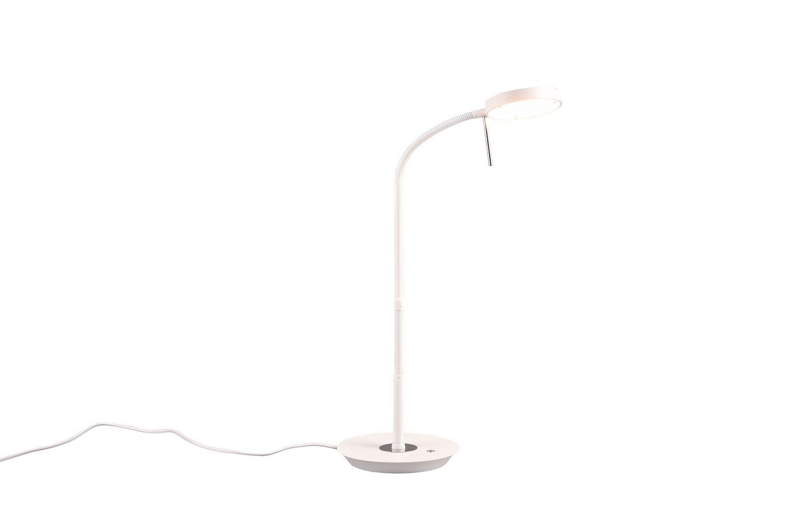 Lampa stołowa LED NEMIO biały matowy 12W zmienna (ciepła / neutralna) 1400lm metal wym:57x19x46cm IP20 Trio