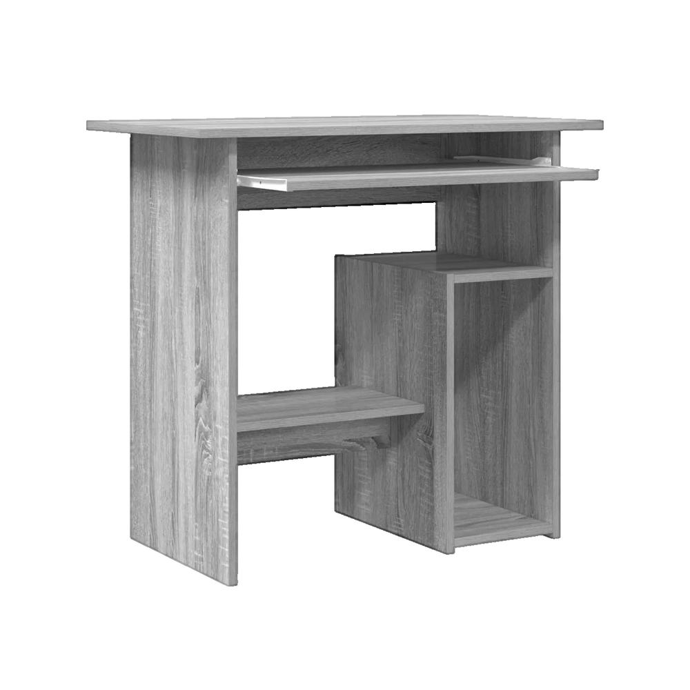 Biurko vidaxl Sonoma szare 80x45x74 cm Drewno inżynieryjne wytrzymałe