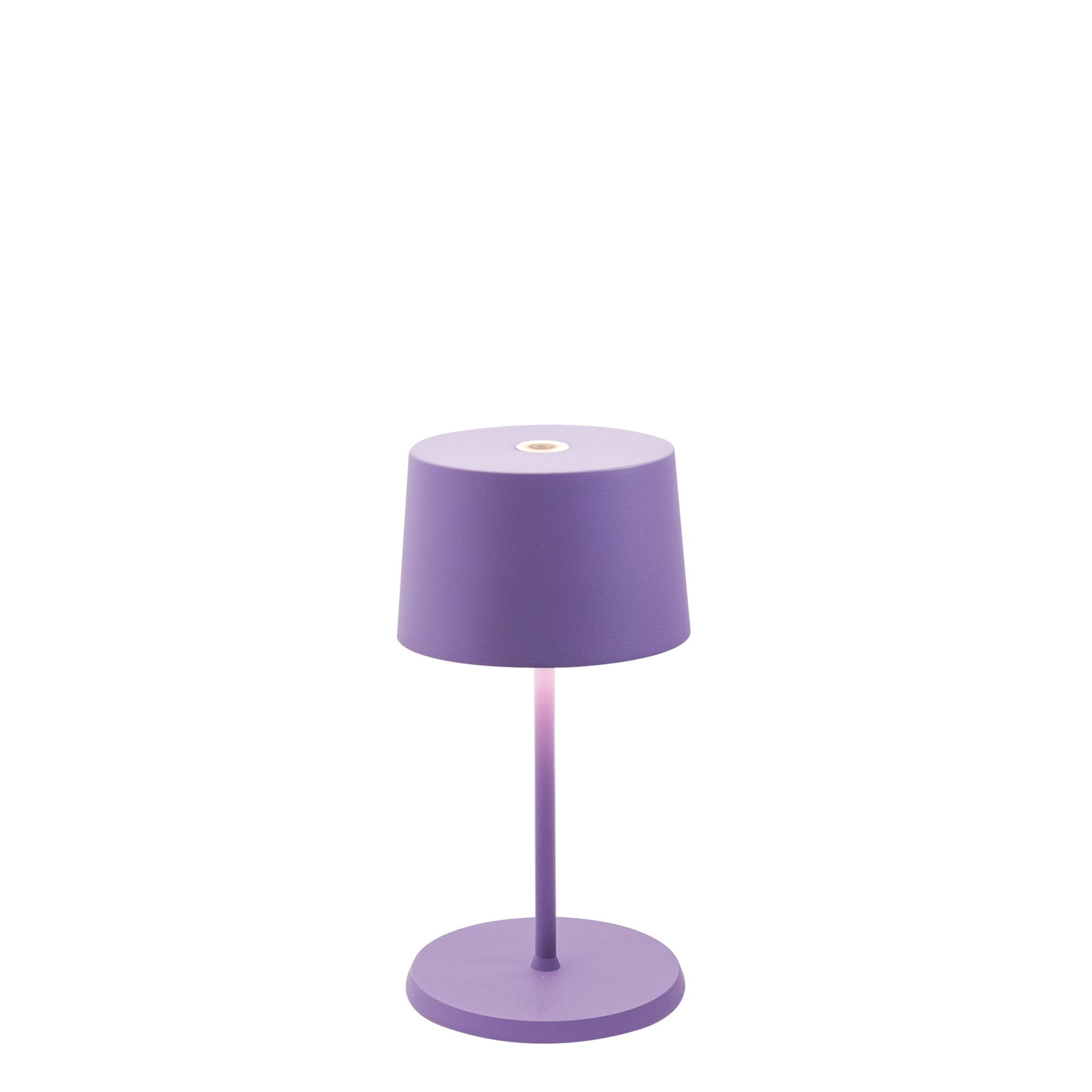 Olivia Pro Mini Lilac Lampa stołowa LED z możliwością ładowania i ściemniania