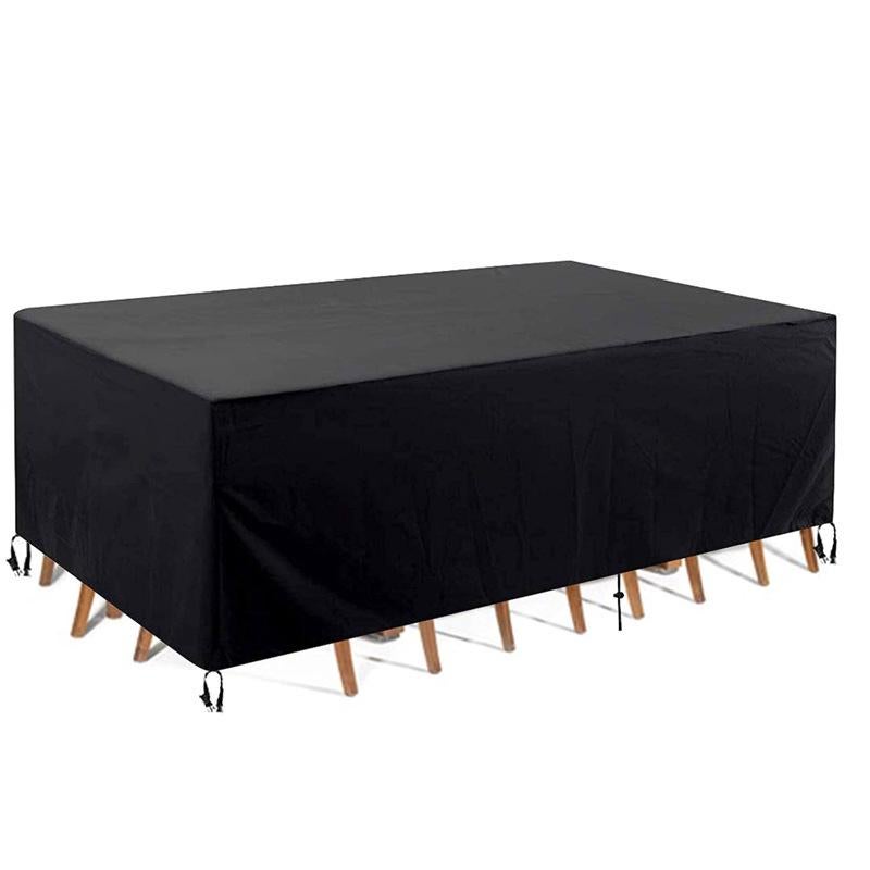 Pokrowiec na meble ogrodowe 213 x 132 x 74 cm 420D Oxford Pokrowiec na stół ogrodowy Wodoodporny plandeka na meble ogrodowe Wiatroodporny