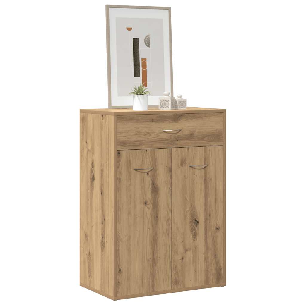 Szafka na buty, dąb artisan 60x35x84cm materiał drewnopochodny