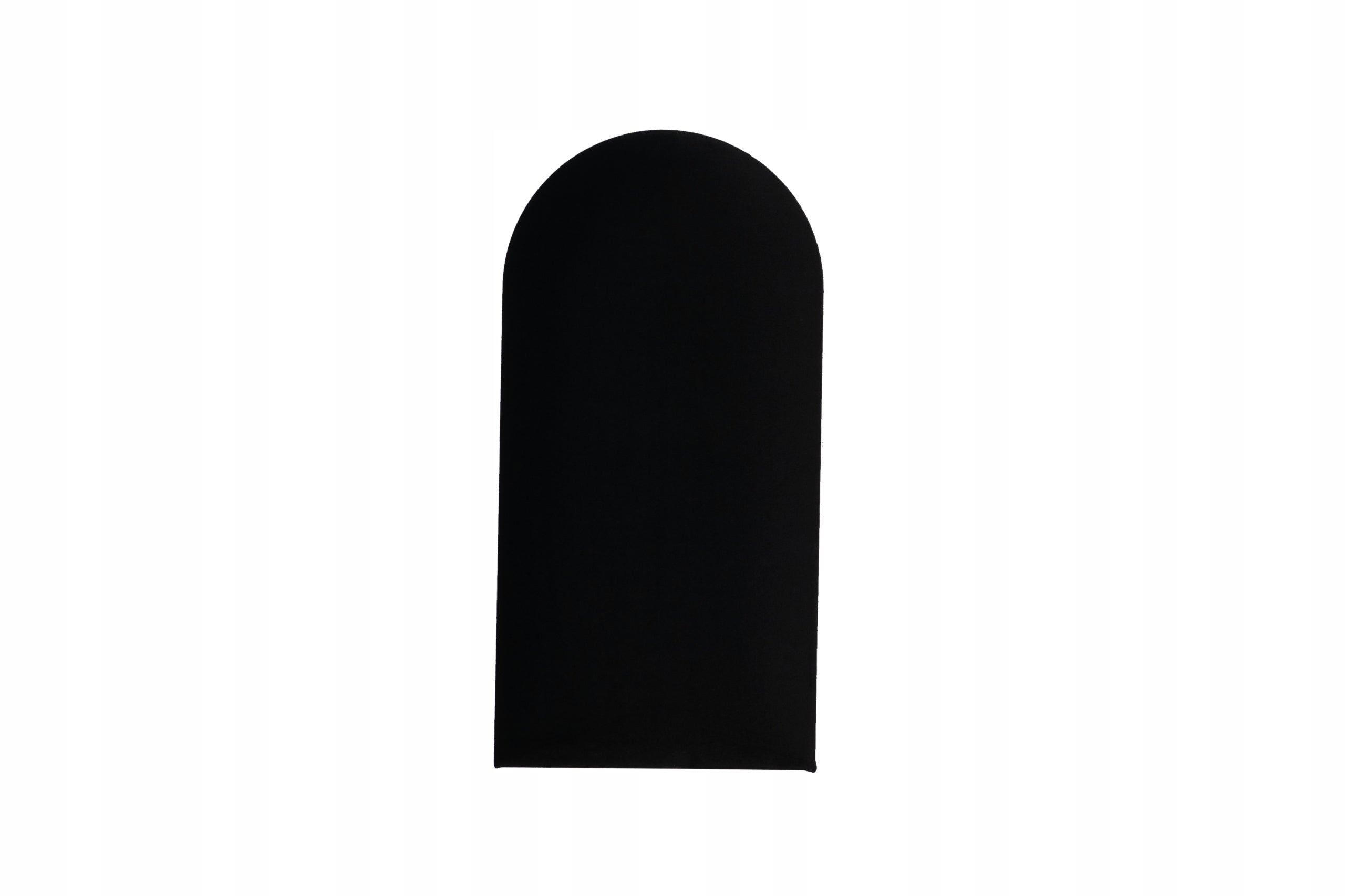 Panel Tapicerowany Płotek Komvortowy 80x30 cm Czarny Smart Velvet Ścienny