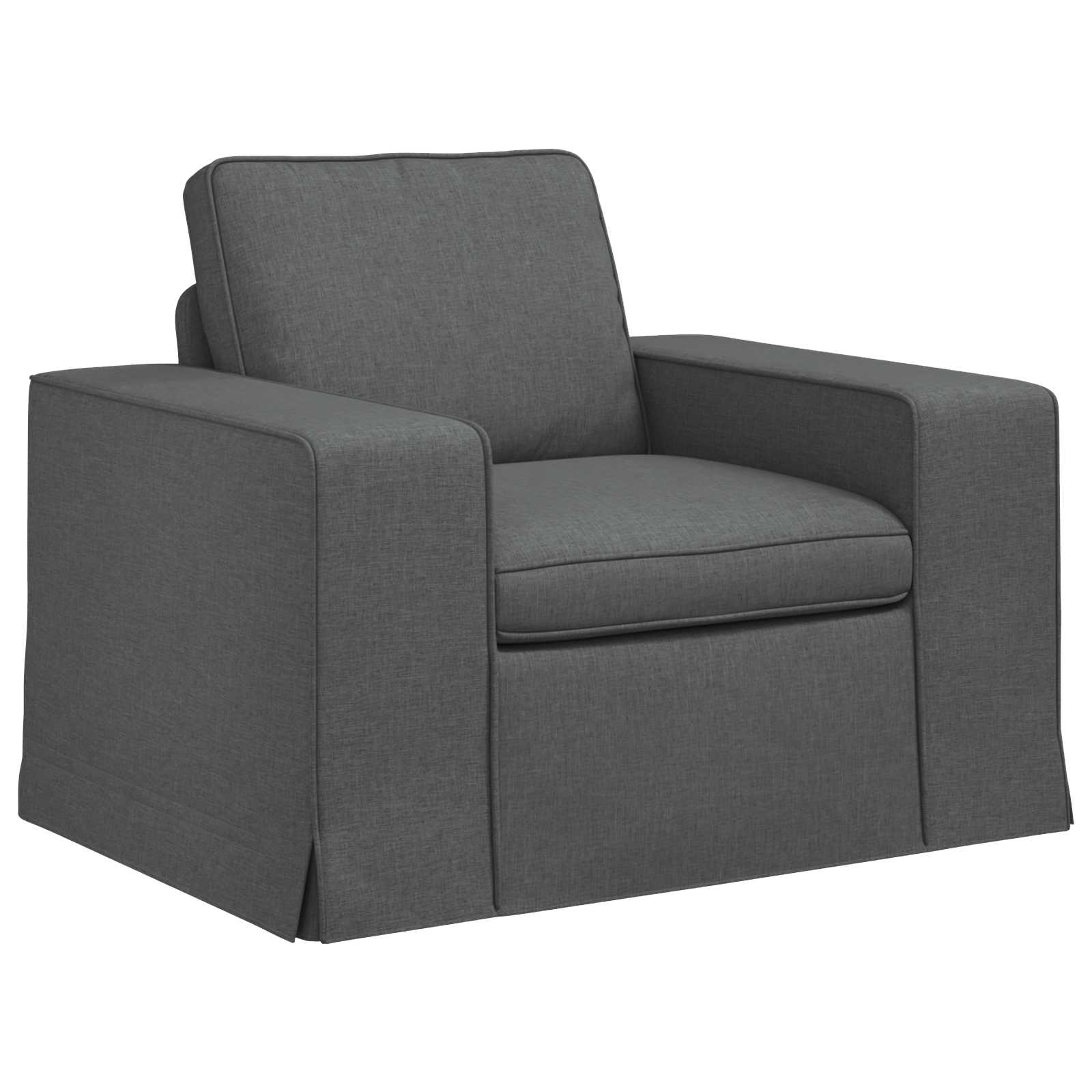 Sofa Ciemnoszary 103 x 80 x 82 cm tkanina