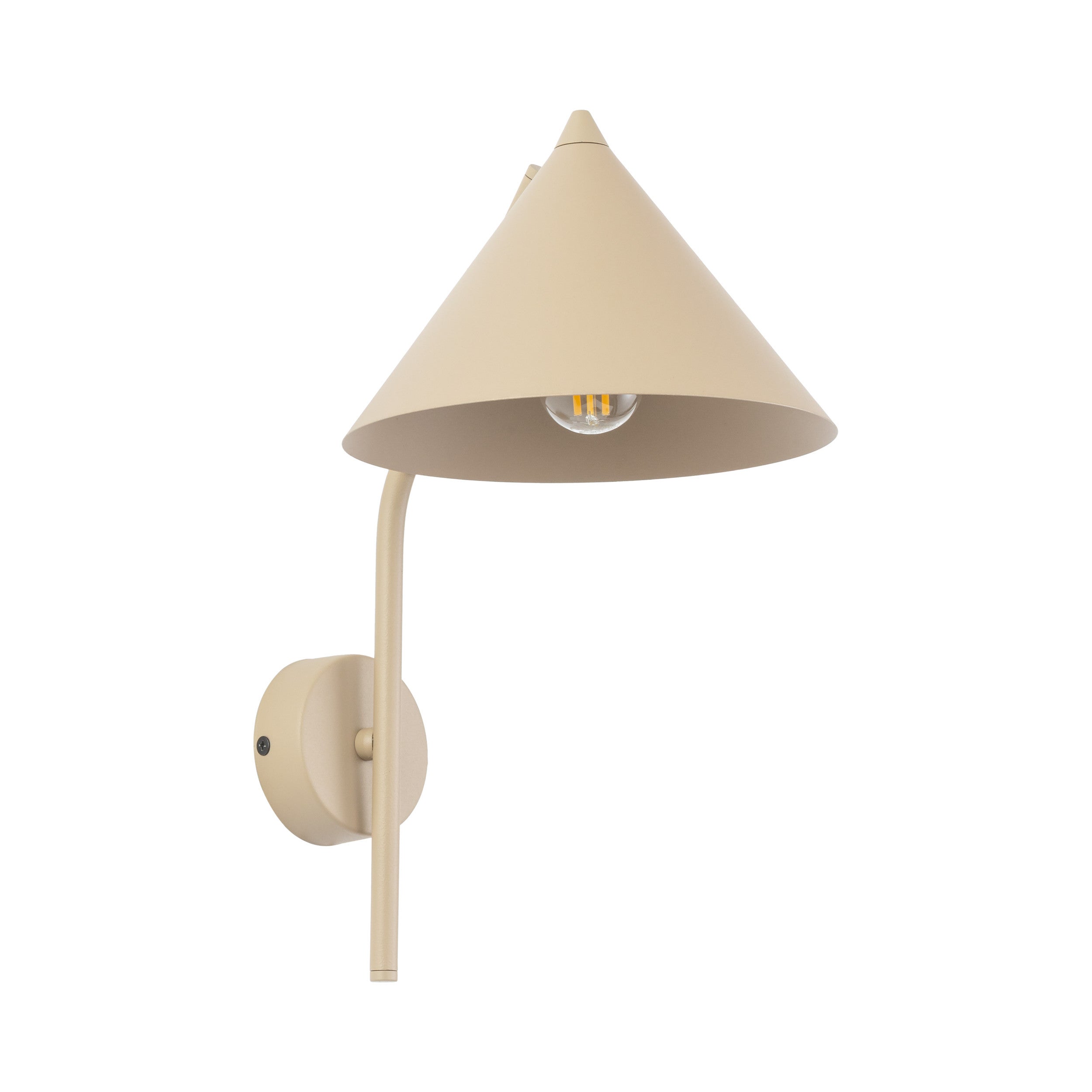Kinkiet Tk-Lighting Cono Sabia Beżowy Stożek