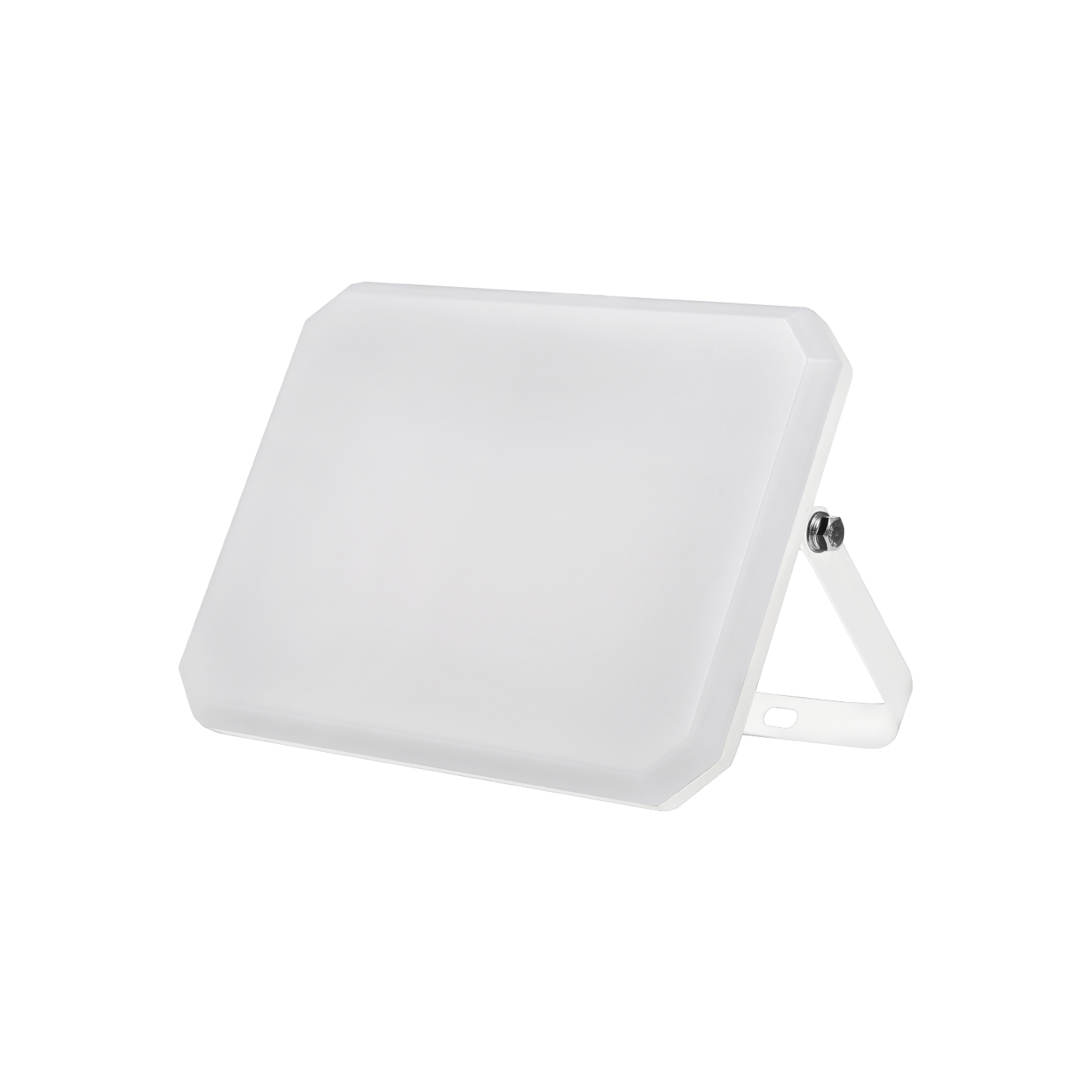 Biały reflektor LED zewnętrzny 230V 50W 4000K mleczny klosz 5000lm 175x125x27,5 mm