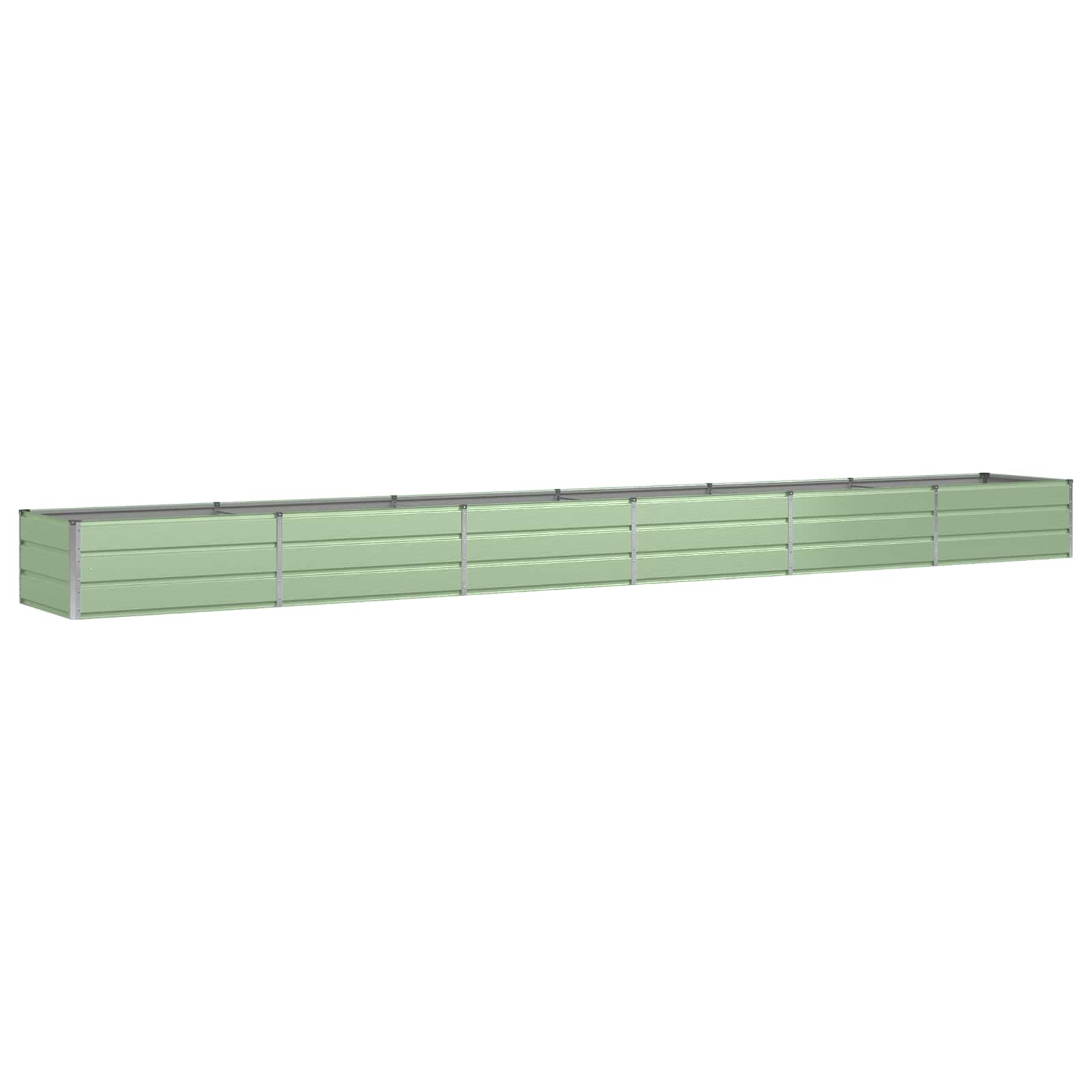 Donica Ogrodowa Stalowa 600x80x45 cm Zielona na Taras