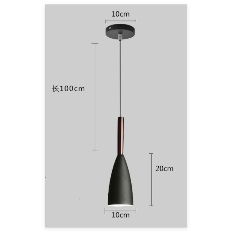 Żyrandol z kutego żelaza z pojedynczą głowicą, lampa stołowa do jadalni, lampa do sypialni, żyrandol nocny, żyrandol barowy LED, żyrandol z żyłką wędk