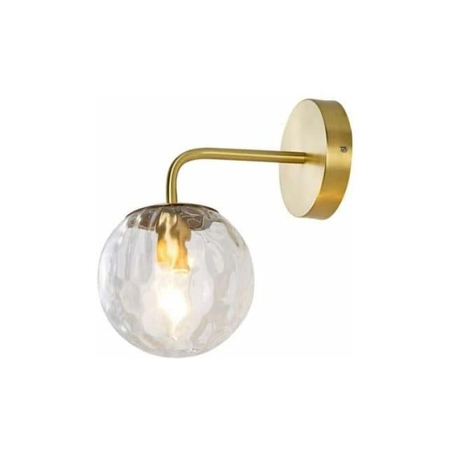 Nowoczesne lampy szklane, metalowe i mosiężne klosze kuliste, kinkiety odpowiednie do salonów, sypialni i korytarzy (SKU produktu: 94940403 | SKU qu
